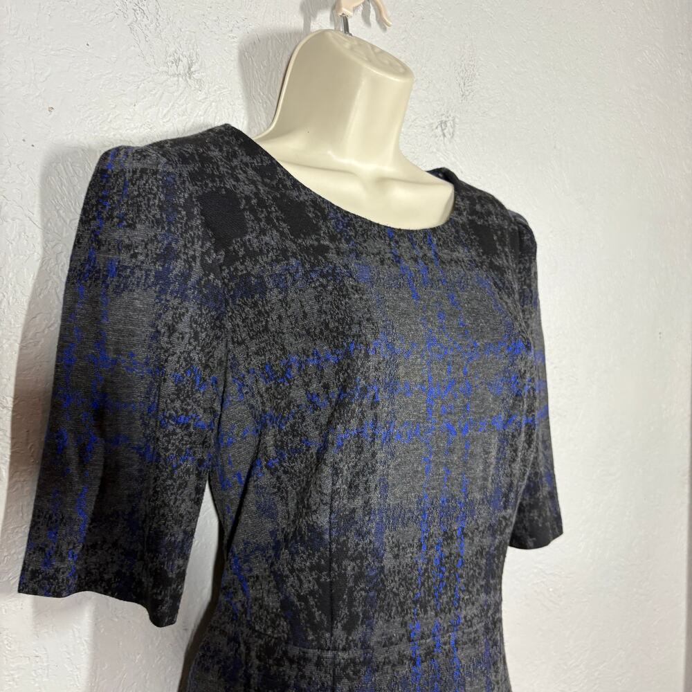 Betsey Johnson Y2K Knit Faux Wrap Dress Half Sleeve Retro Scoop Neck - 6 - Picture 4 of 10